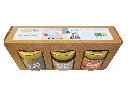 3er Geschenkkarton für 120g Glas Biohonig